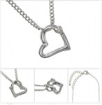 オープン記念特価商品　▼天然ダイヤモンド　ハートネックレス♪（MAT-004）