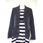 ブラックデニムジャケット